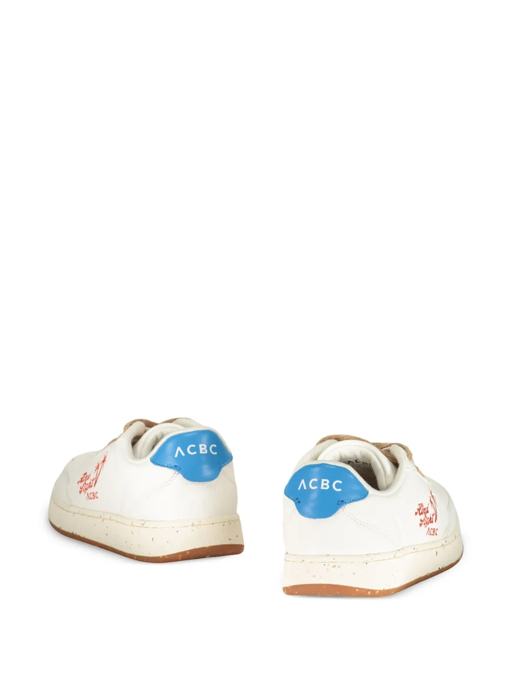 Acbc Logo-embroidered Sneakers In White