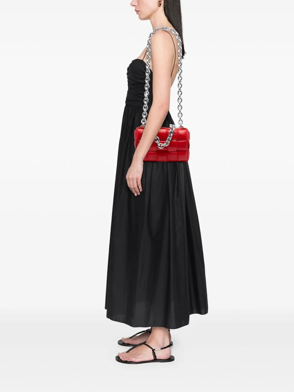 Bottega Veneta Pre-Owned 2012-2025 Nappa Intrecciato Padded Chain Cassette satchel | Pre-Owned | Image 2