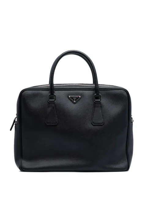 Prada Pre-Owned 2013-2025 Saffiano Briefcase business bag