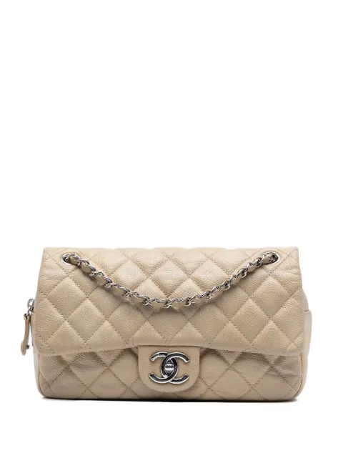 CHANEL Pre-Owned 2012-2013 Medium Quilted Caviar Easy Flap shoulder bag