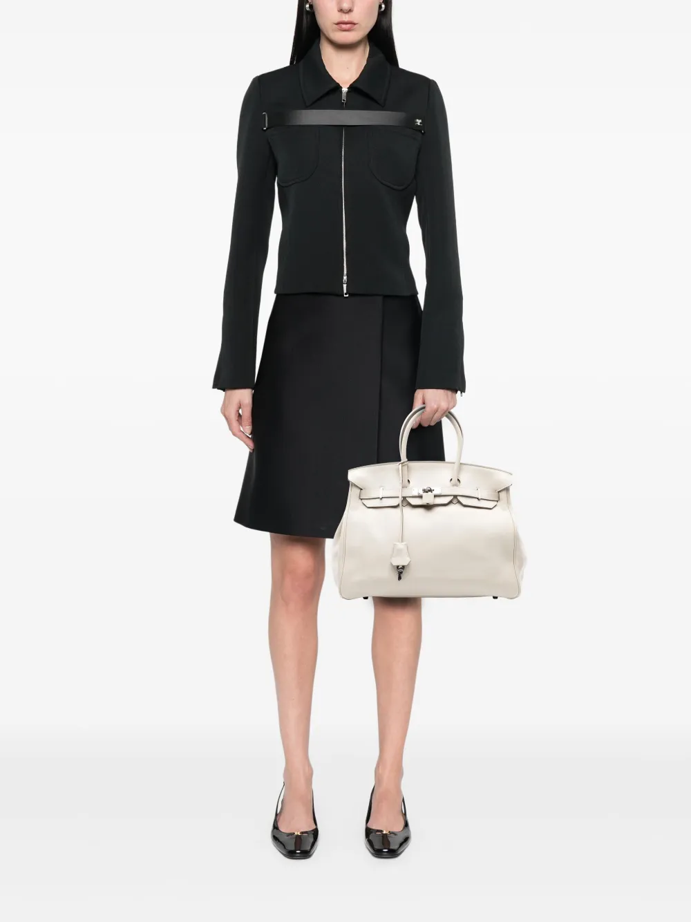 Hermès Pre-Owned 2011 Swift Birkin Retourne 35 handbag | Pre-Owned | Image 2