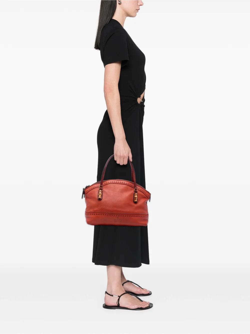 Gucci Pre-Owned 2016-2025 Leather Laidback Crafty handbag | Pre-Owned | Image 2