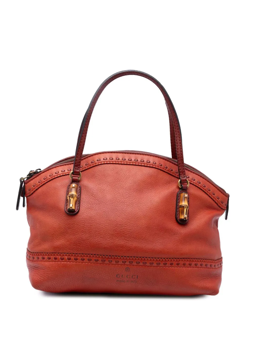 Gucci Pre-Owned 2016-2025 Leather Laidback Crafty handbag | Orange | Image 1