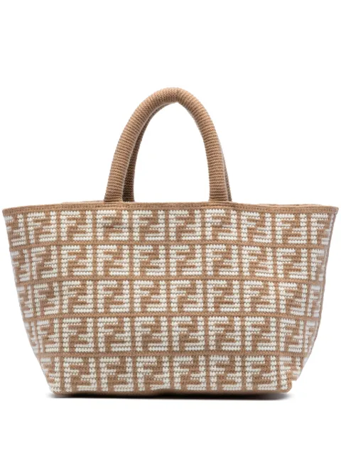 Fendi Pre-Owned 2019 Large Zucca Cashmere Shopper tote bag