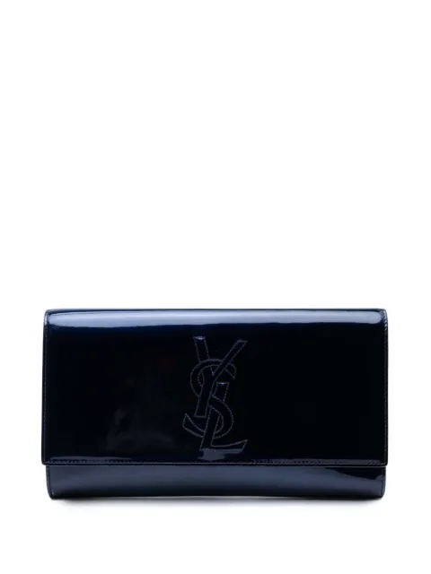 Saint Laurent Pre-Owned 2012-2025 Large Patent Belle De Jour clutch bag