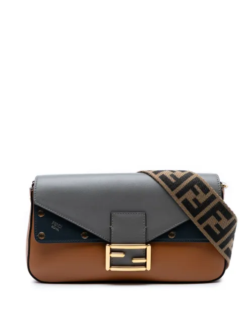 Fendi Pre-Owned 2010-2025 Vitello Grace FF 1974 Baguette crossbody bag
