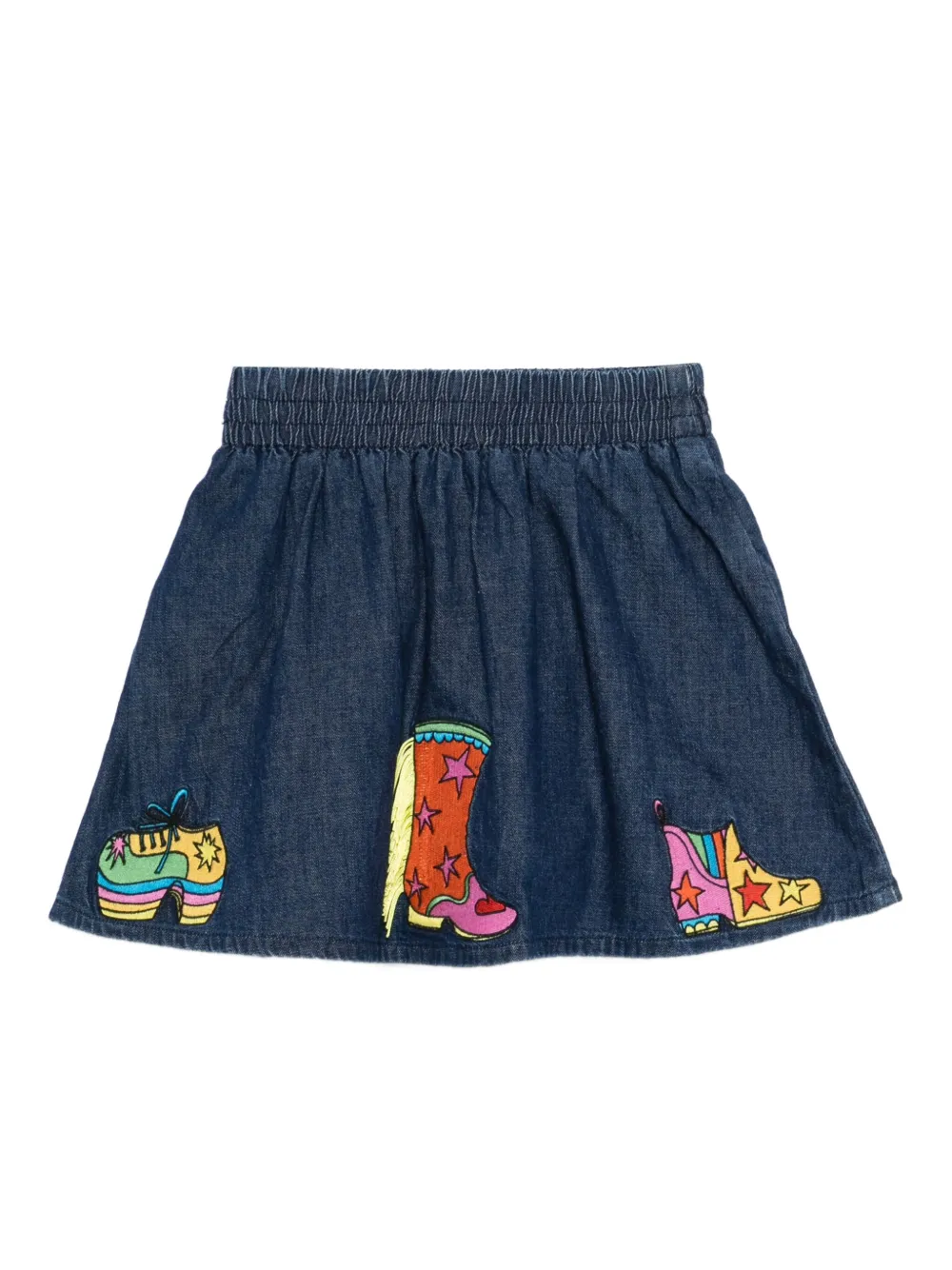 Stella McCartney Kids Rok met borduurwerk Blauw