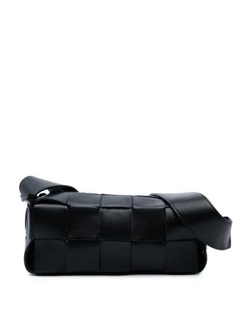 Bottega Veneta Pre-Owned 2012-2025 Small Lambskin Intrecciato Brick Cassette shoulder bag