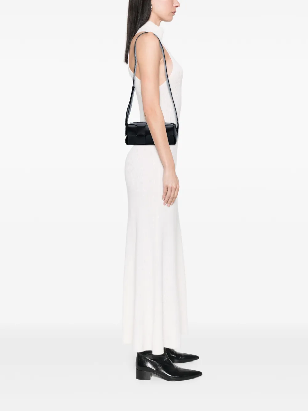 Bottega Veneta Pre-Owned 2012-2025 Small Lambskin Intrecciato Brick Cassette shoulder bag | Pre-Owned | Image 2