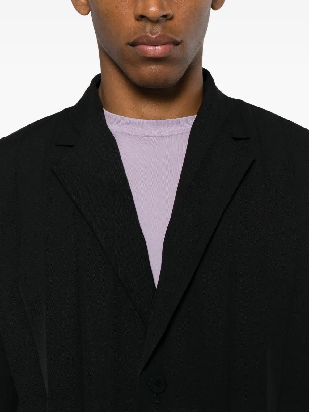 Homme Plissé Issey Miyake Geplooide blazer Zwart