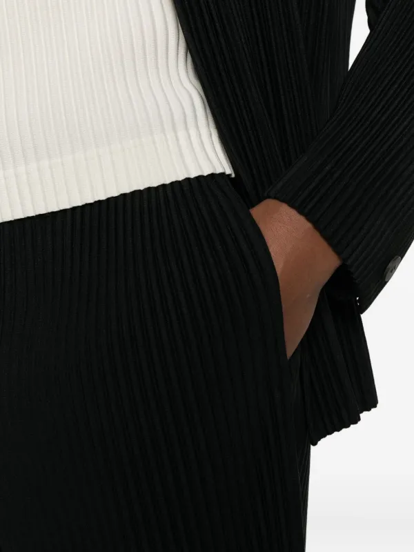 Homme Plissé Issey Miyake プリーツパンツ | ブラック | FARFETCH JP