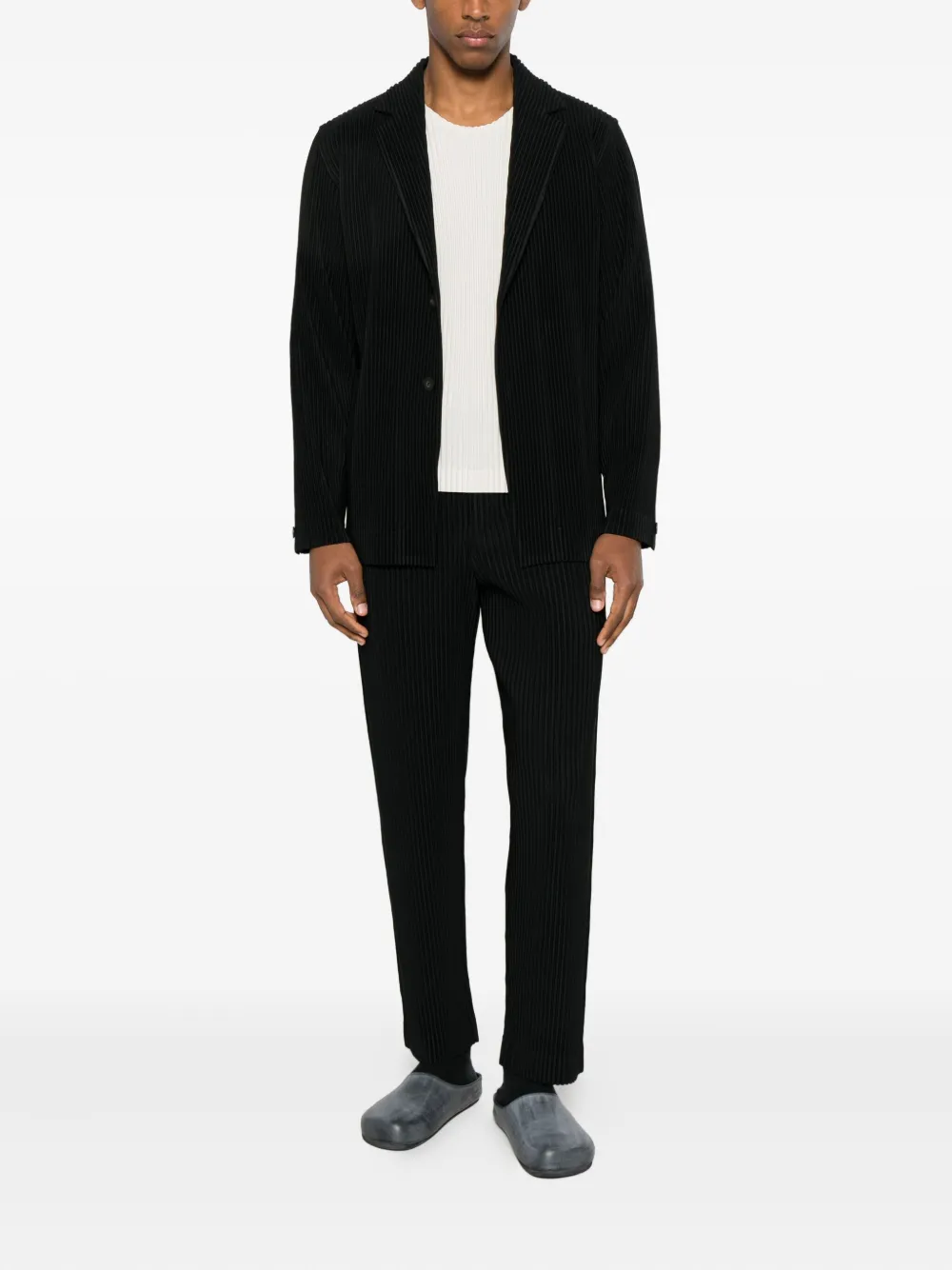 Homme Plissé Issey Miyake Plissé broek - Zwart