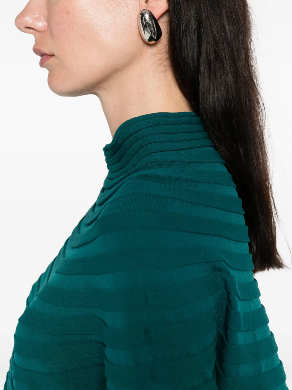 Pleats Please Issey Miyake Trui Groen