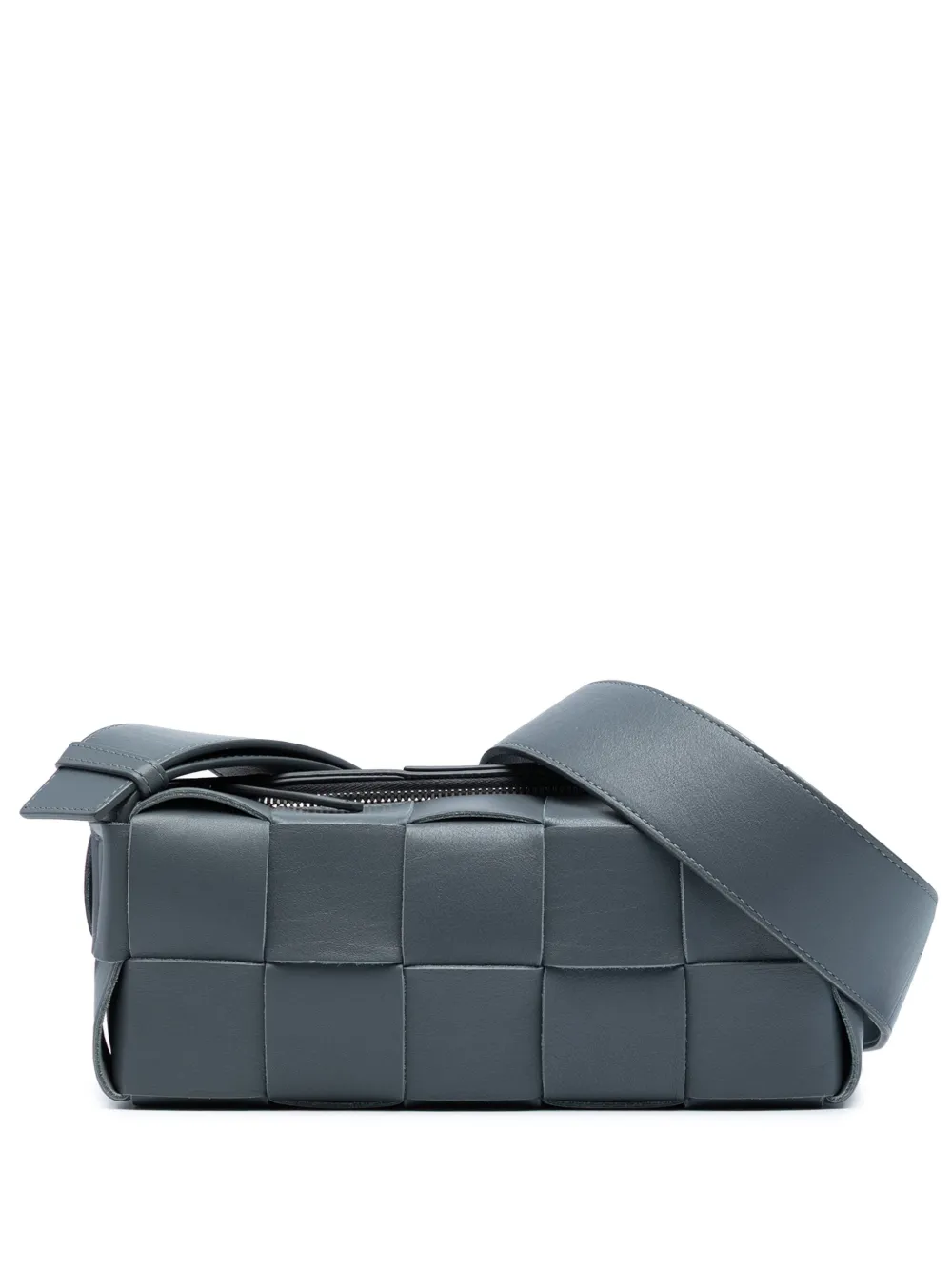 Bottega Veneta Pre-Owned 2012-2025 スモール ラムスキン イントレチャート ブリック カセット Bottega Veneta Pre-Owned 2012-2025 スモール ラムスキン イントレチャート ブリック カセット