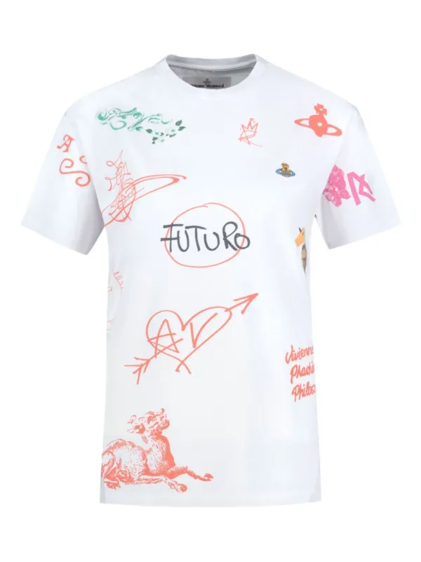 トップス Vivienne Westwood print t-shirt white 32523918_62691010_600.jpg