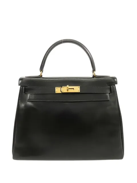 Hermès Pre-Owned 1982 Box Calf Kelly Retourne 28 satchel