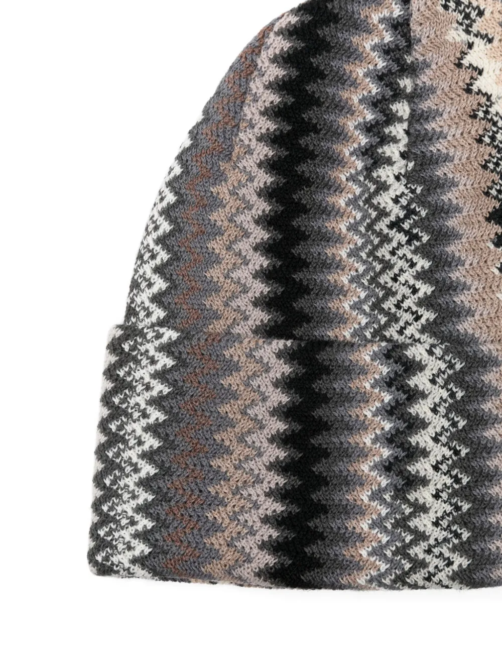 Missoni Muts met zigzag-patroon Grijs