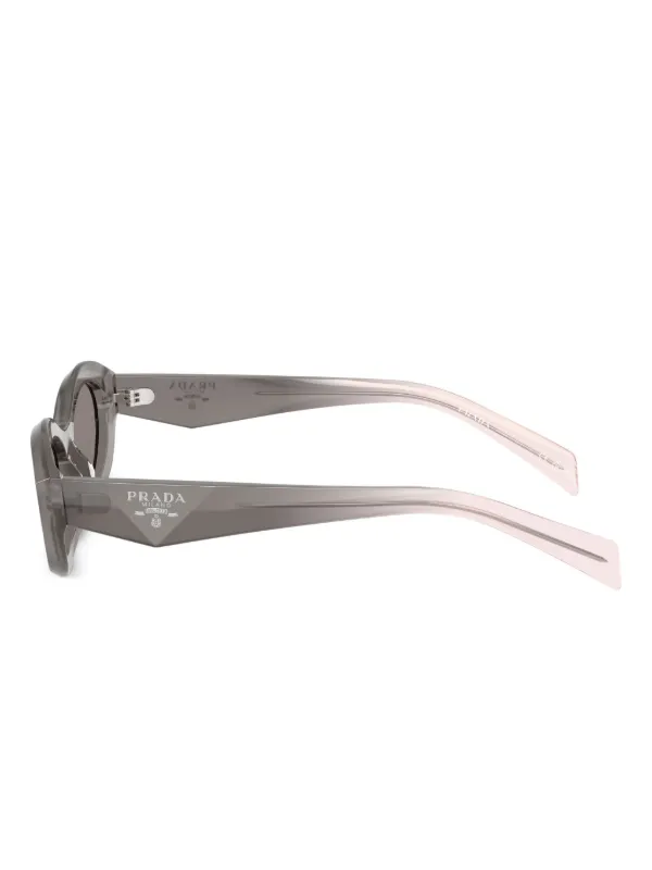 Prada Eyewear プラダ シンボル オーバルサングラス | グレー