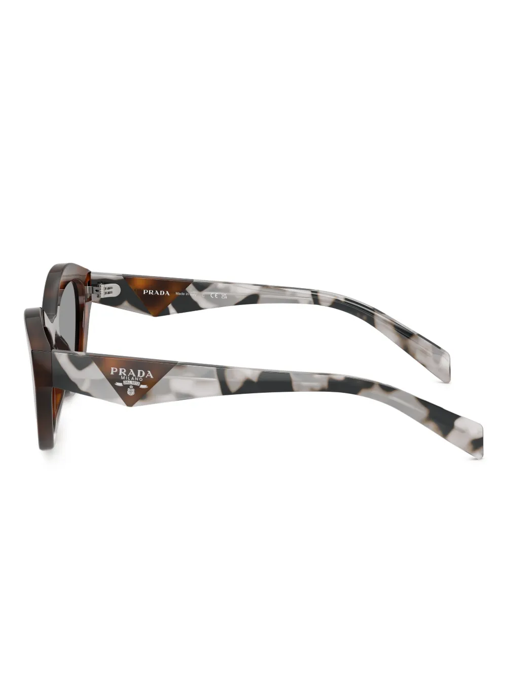 Prada Eyewear Zonnebril met cat-eye montuur Bruin