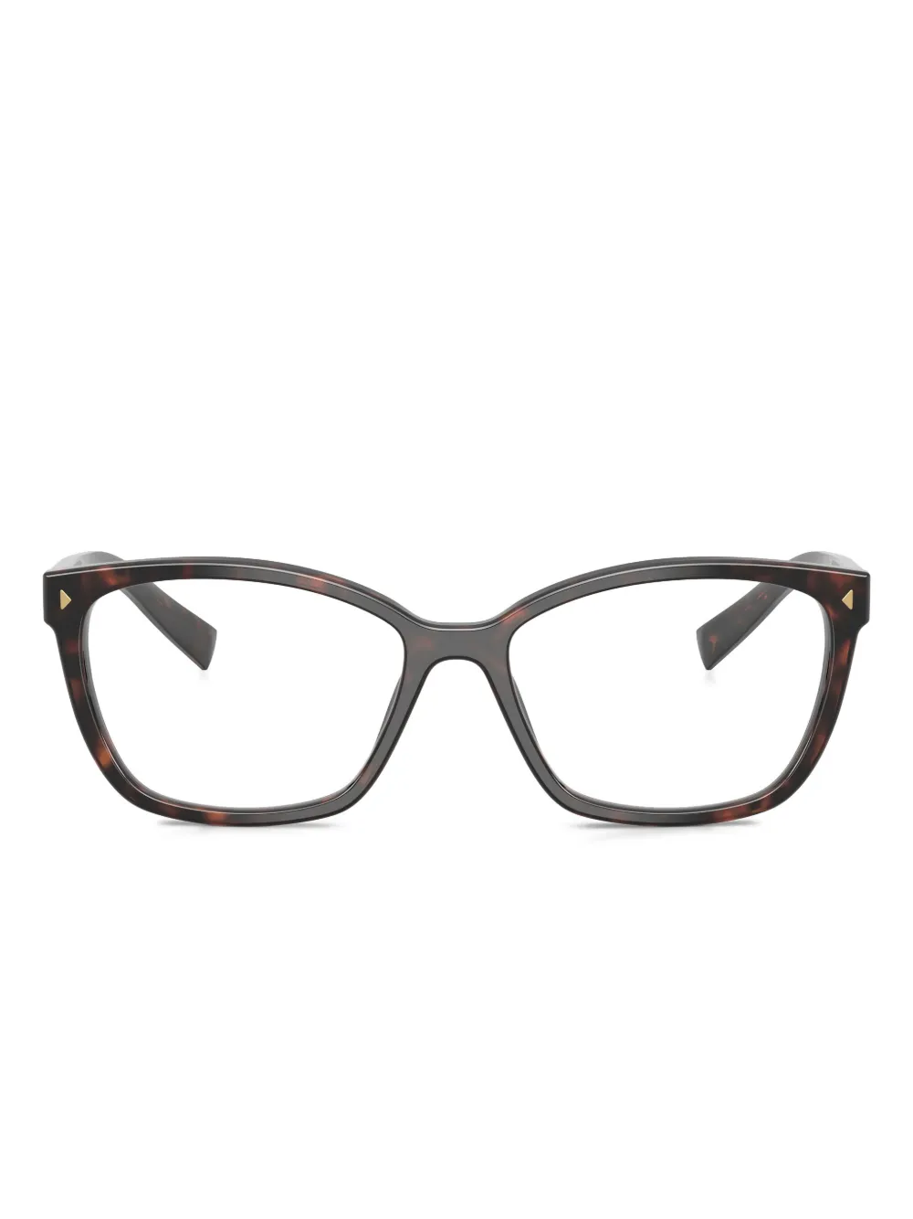 Prada Eyewear tortoiseshell-pattern glasses | Brown | Image 1