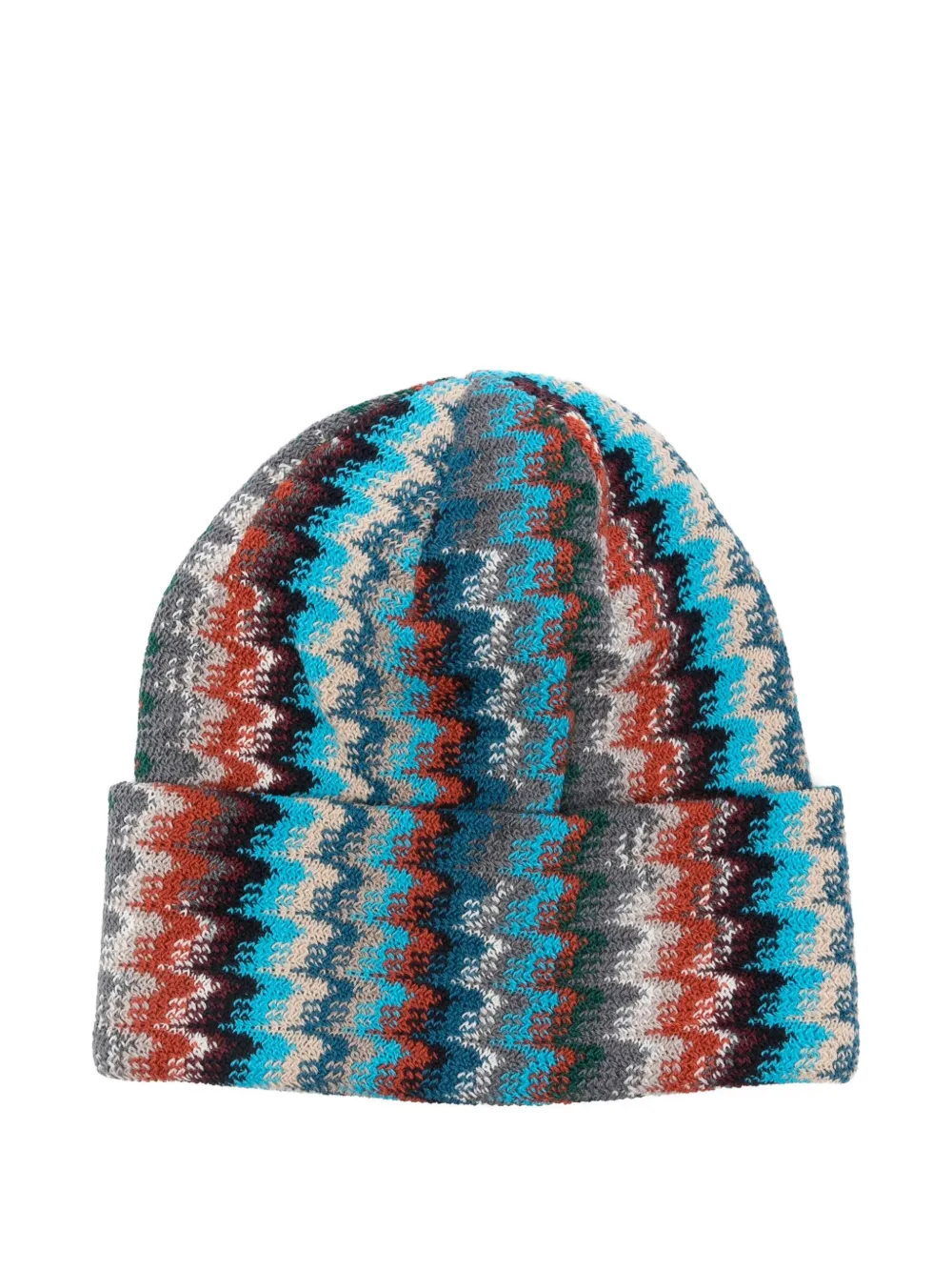 Missoni zigzag beanie hat | Blue | Image 1