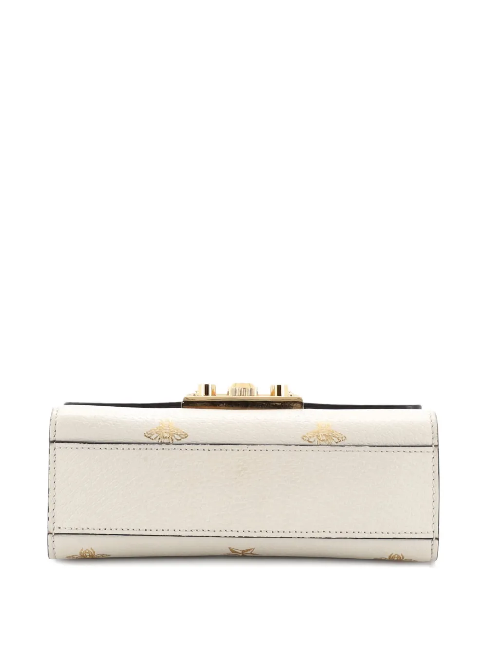 Padlock Printed Leather Small Shoulder Bag