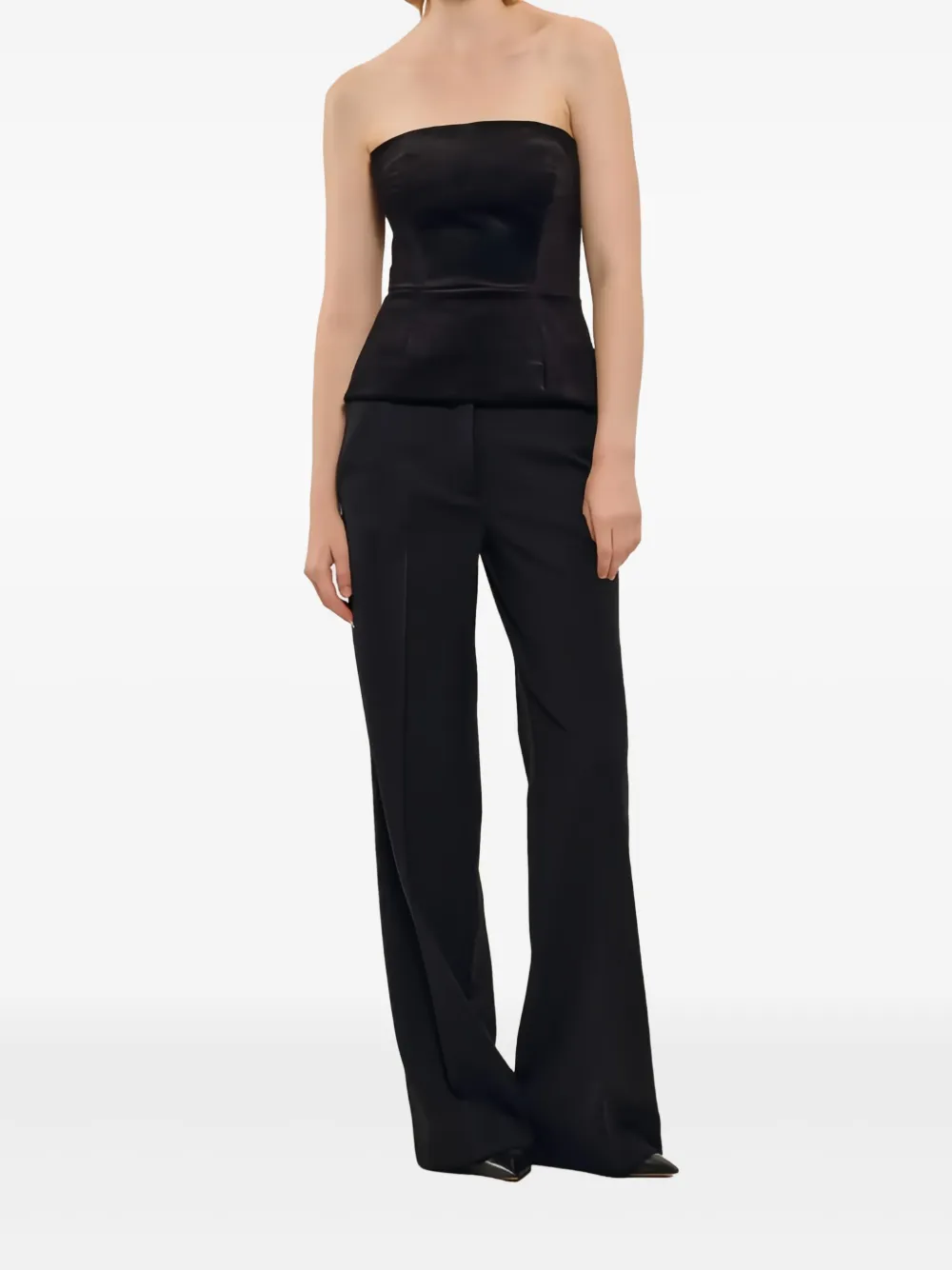 P.A.R.O.S.H. Broek met zijband - Zwart