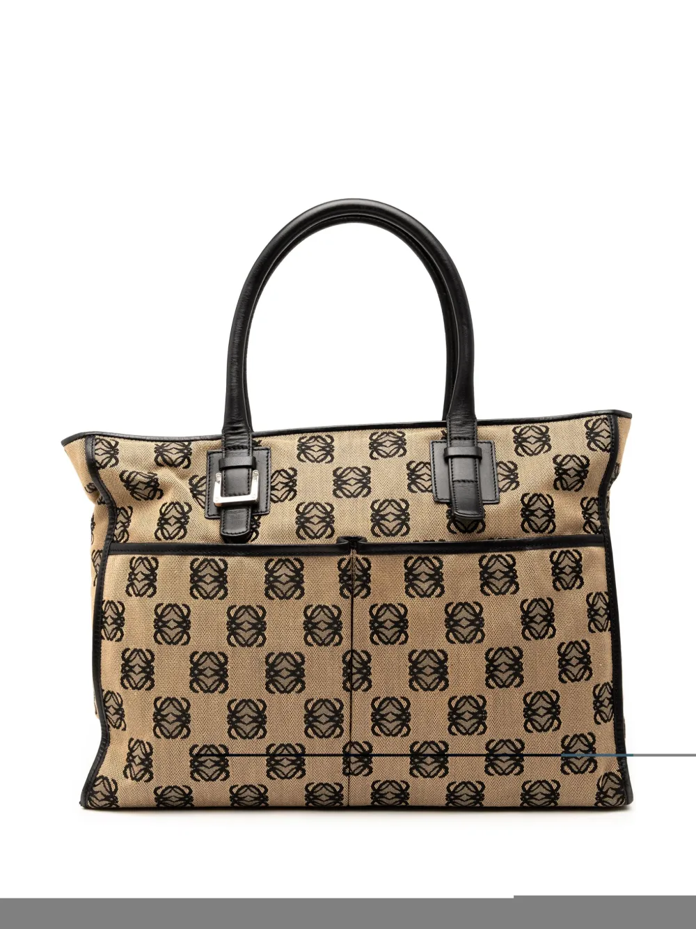 Loewe Pre-Owned 2000-2020 Anagram Canvas Repeat tote bag | Brown | Image 1