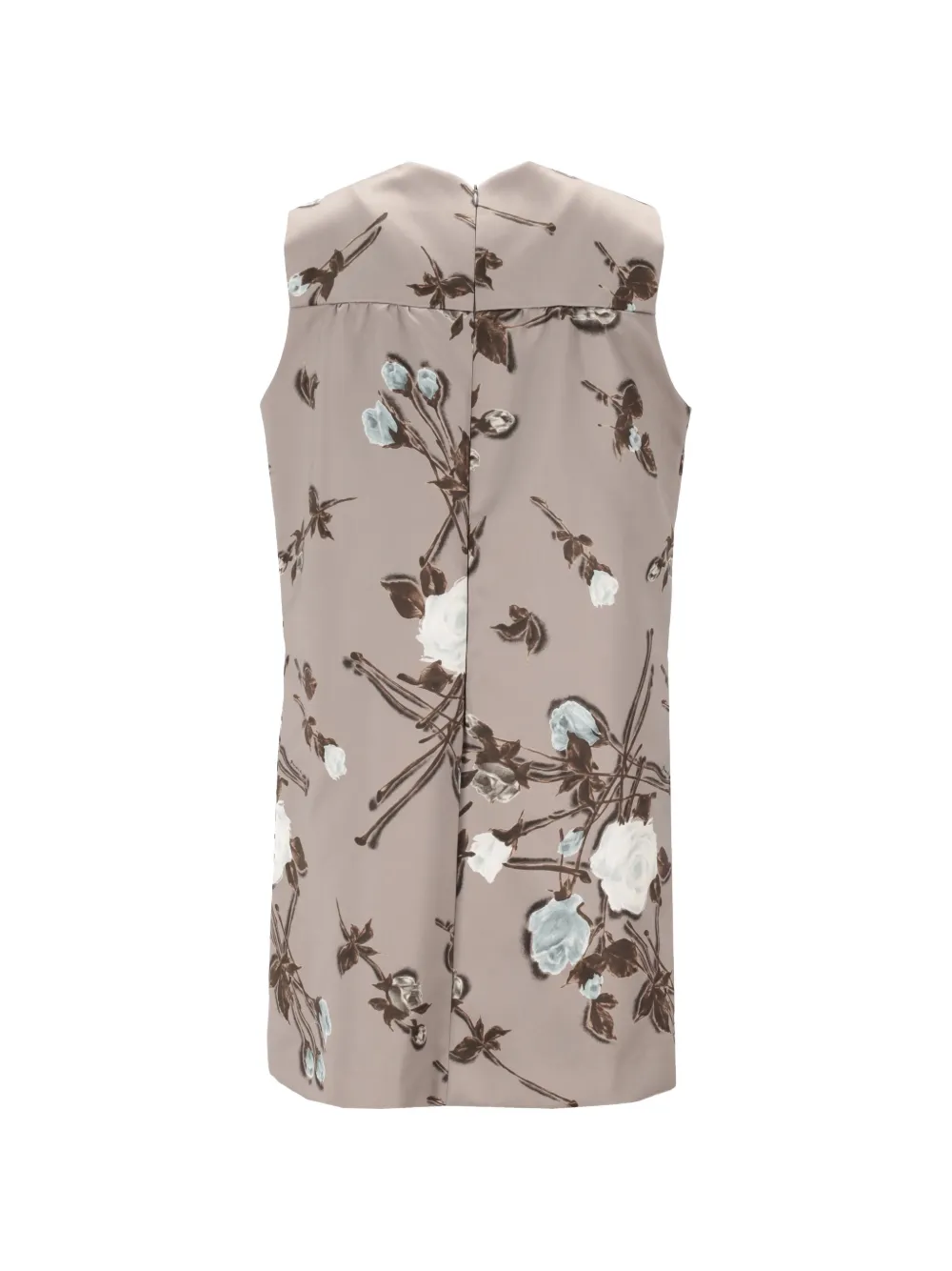 P.A.R.O.S.H. Jurk met bloemenprint Beige