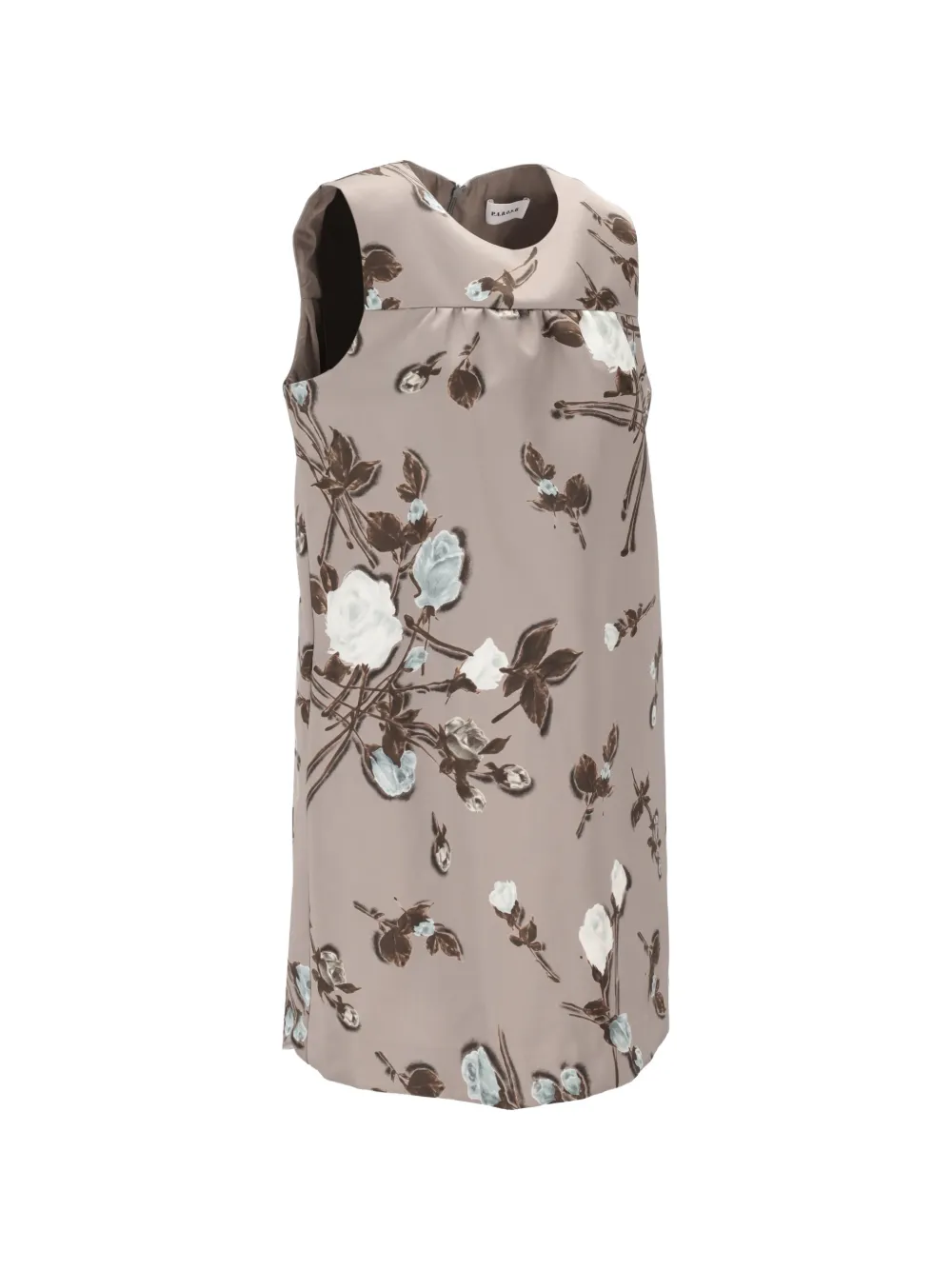 P.A.R.O.S.H. Jurk met bloemenprint Beige