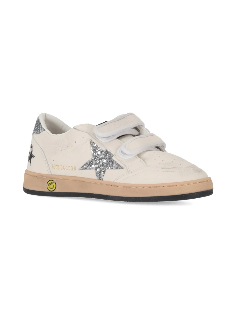 Golden Goose Kids Ball Star glitter-detail sneakers Beige