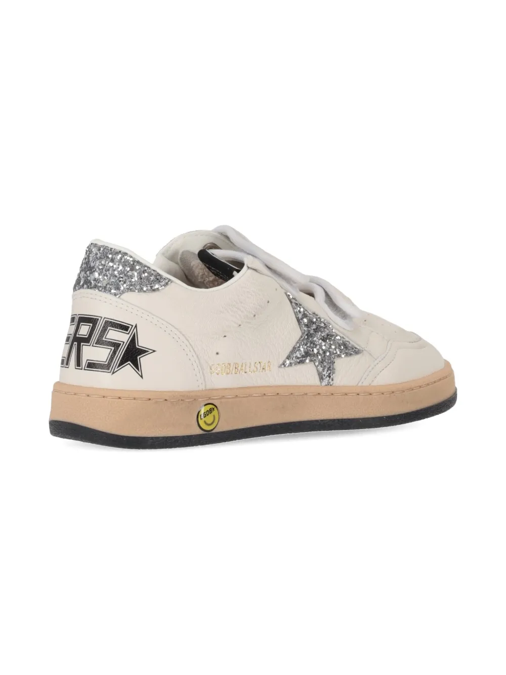 Golden Goose Kids Ball Star glitter-detail sneakers Beige