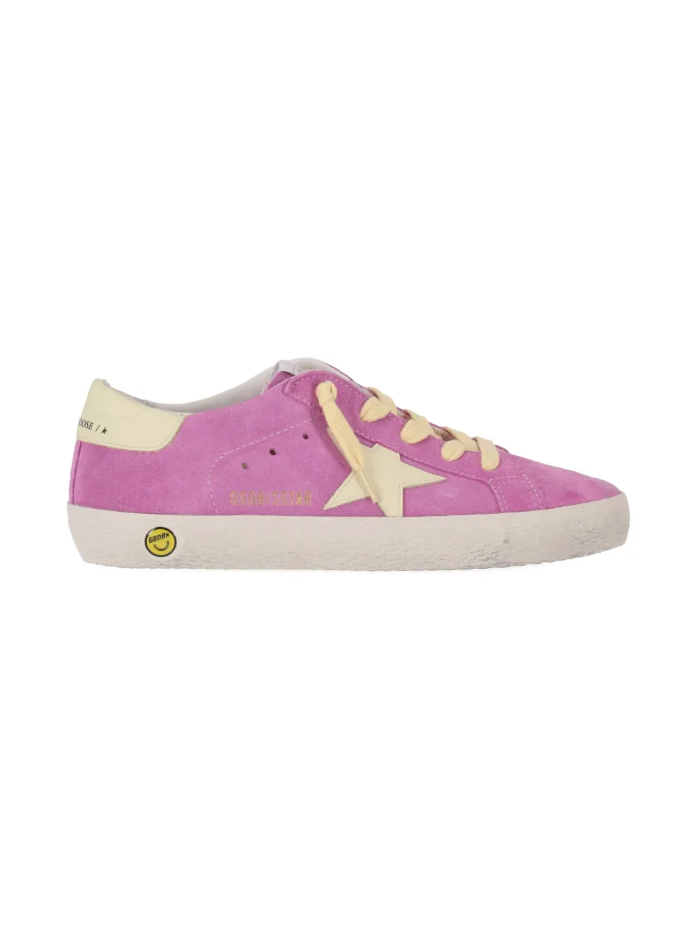 Golden Goose Kids Super-Star suède sneakers - Roze