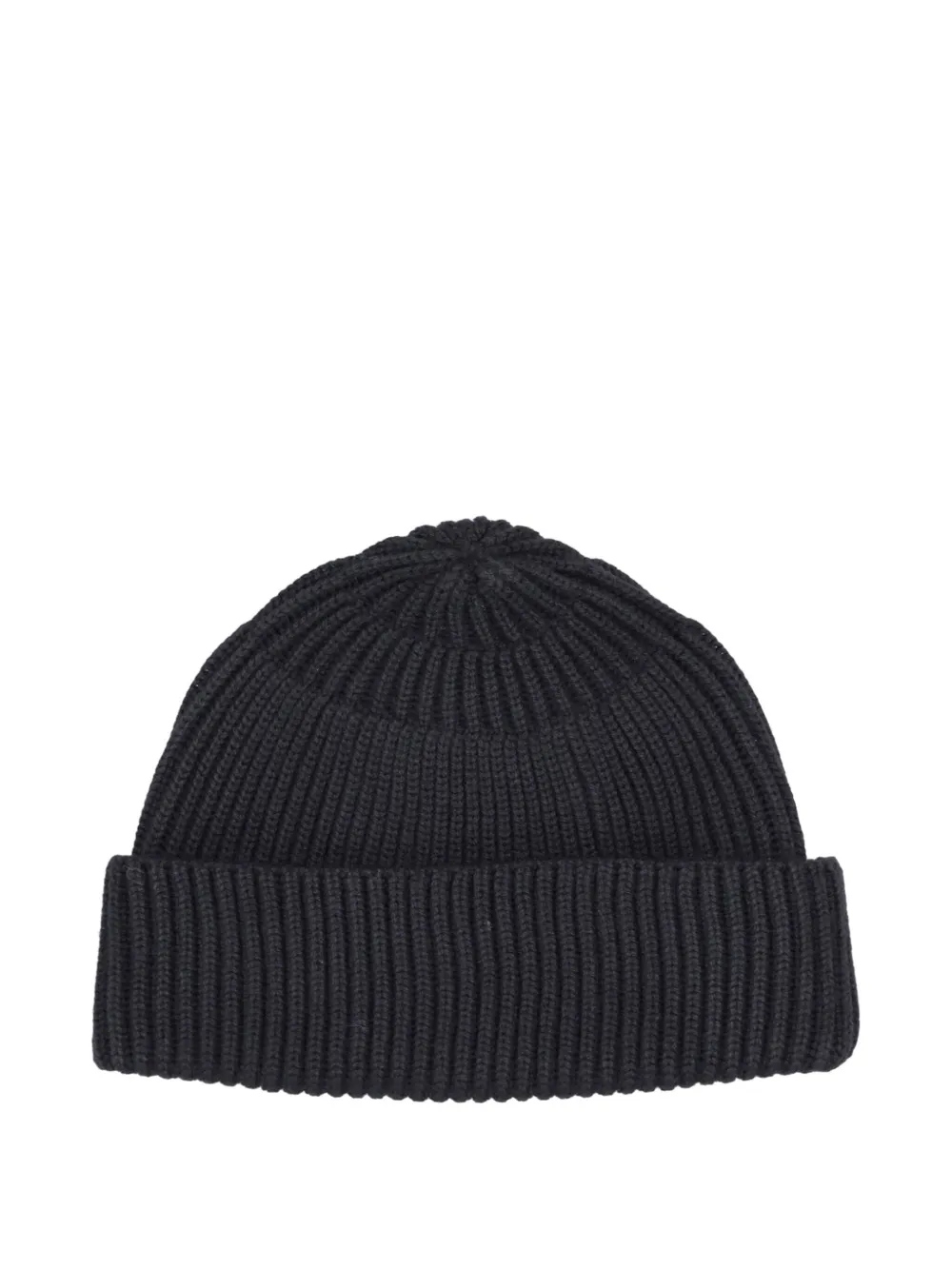 P.a.r.o.s.h Ribbed Beanie Hat In Black