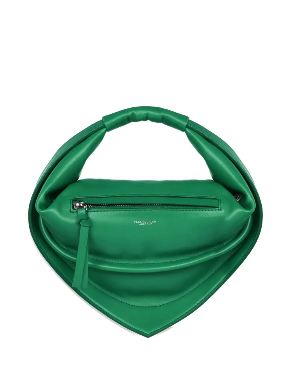 Federico Cina Midi Tortellino Tote Bag In Green