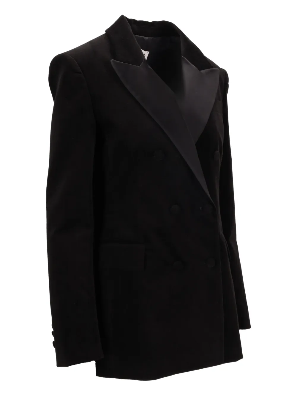 P.A.R.O.S.H. Blazer met dubbele rij knopen Zwart