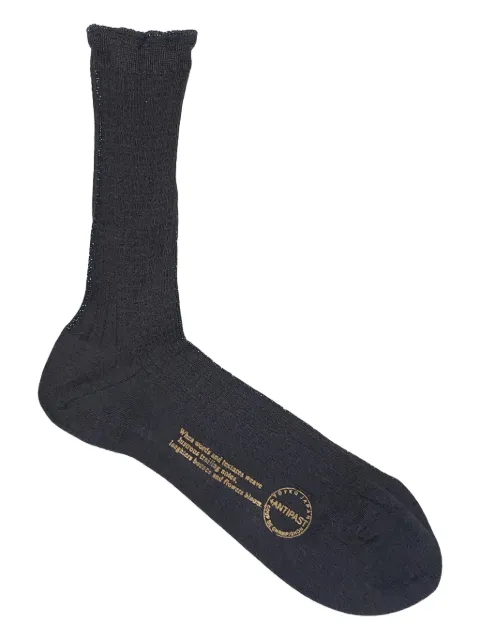 Antipast ribbed lurex socks