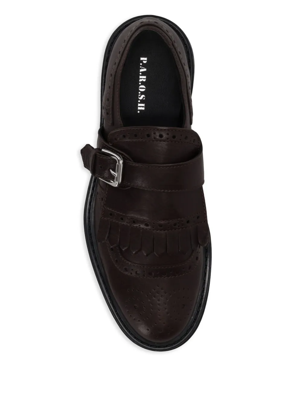 P.A.R.O.S.H. Gespschoenen met franje Bruin