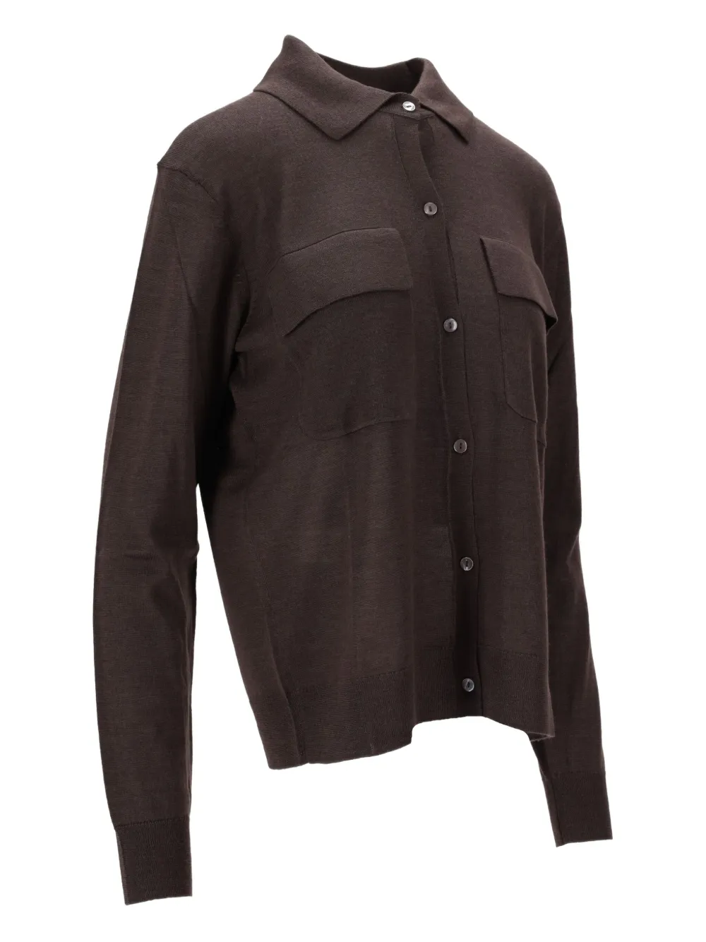 P.a.r.o.s.h Pocket Cardigan In Brown