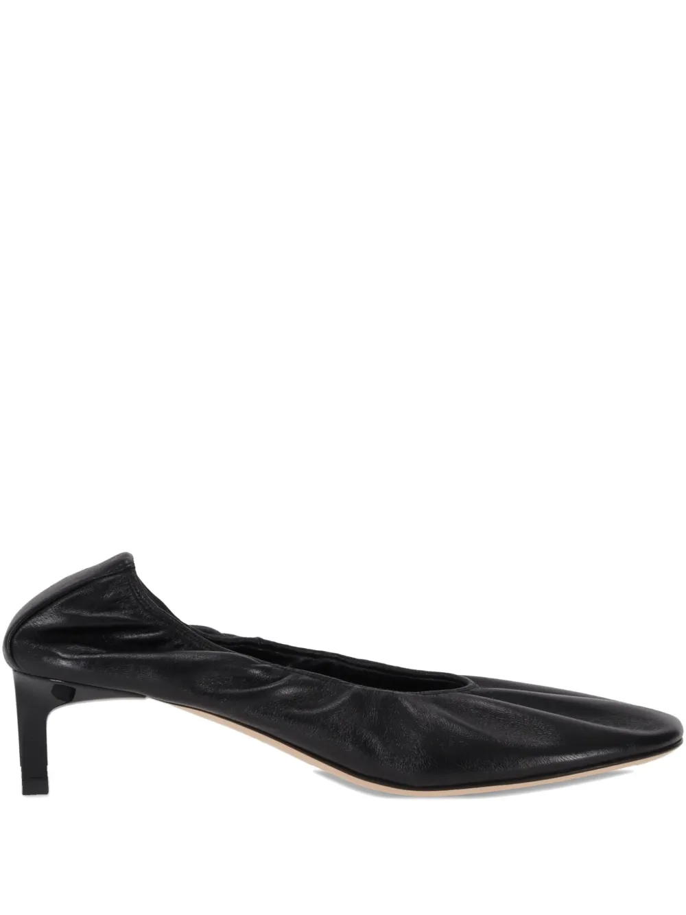 Dear Frances Glove Leather Pumps In Black