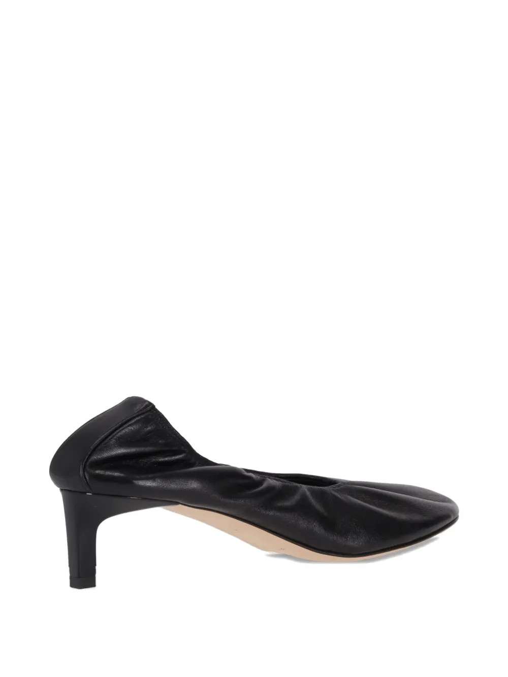 Dear Frances Glove Leather Pumps In Black
