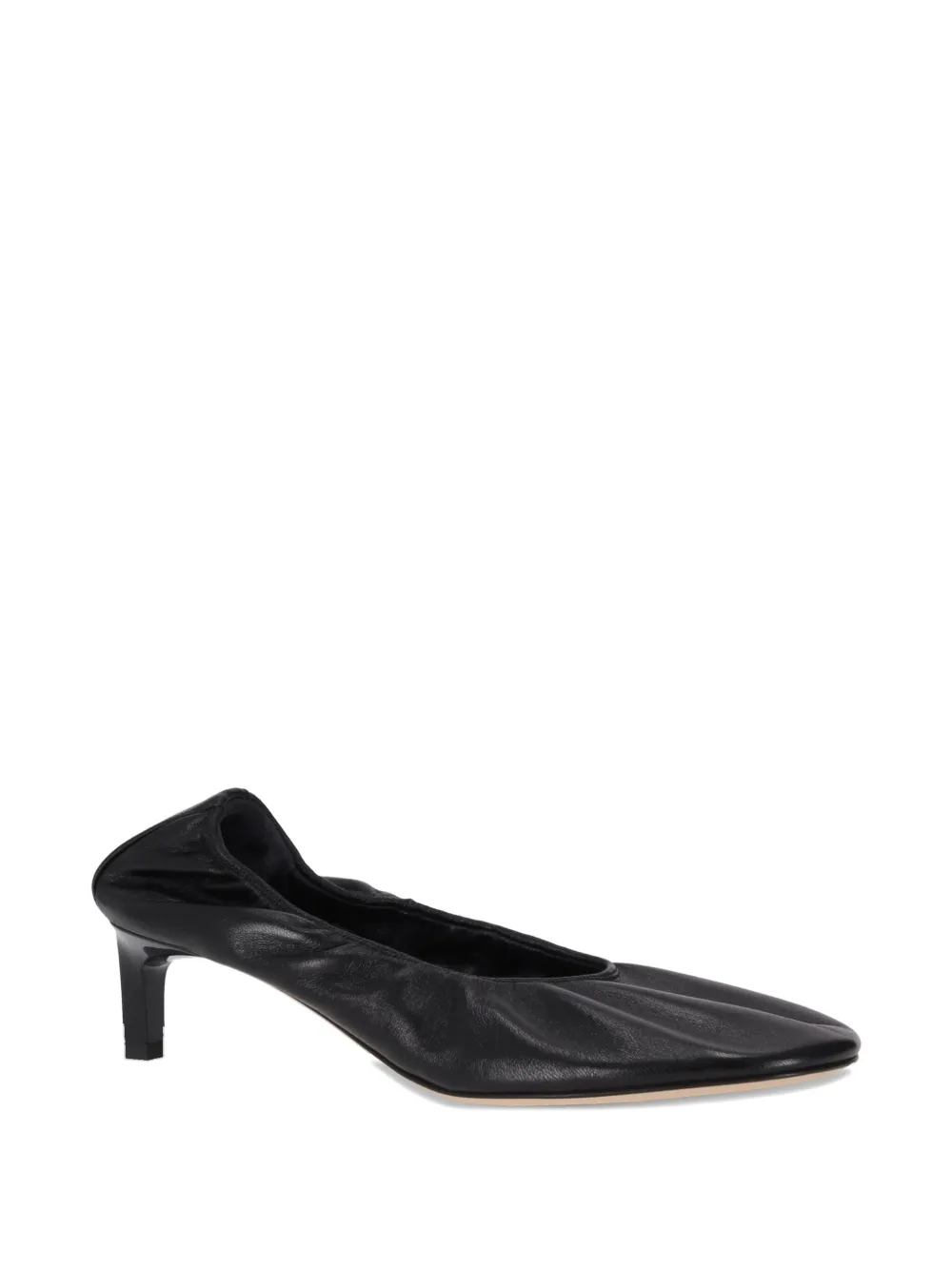 Dear Frances Glove Leather Pumps In Black