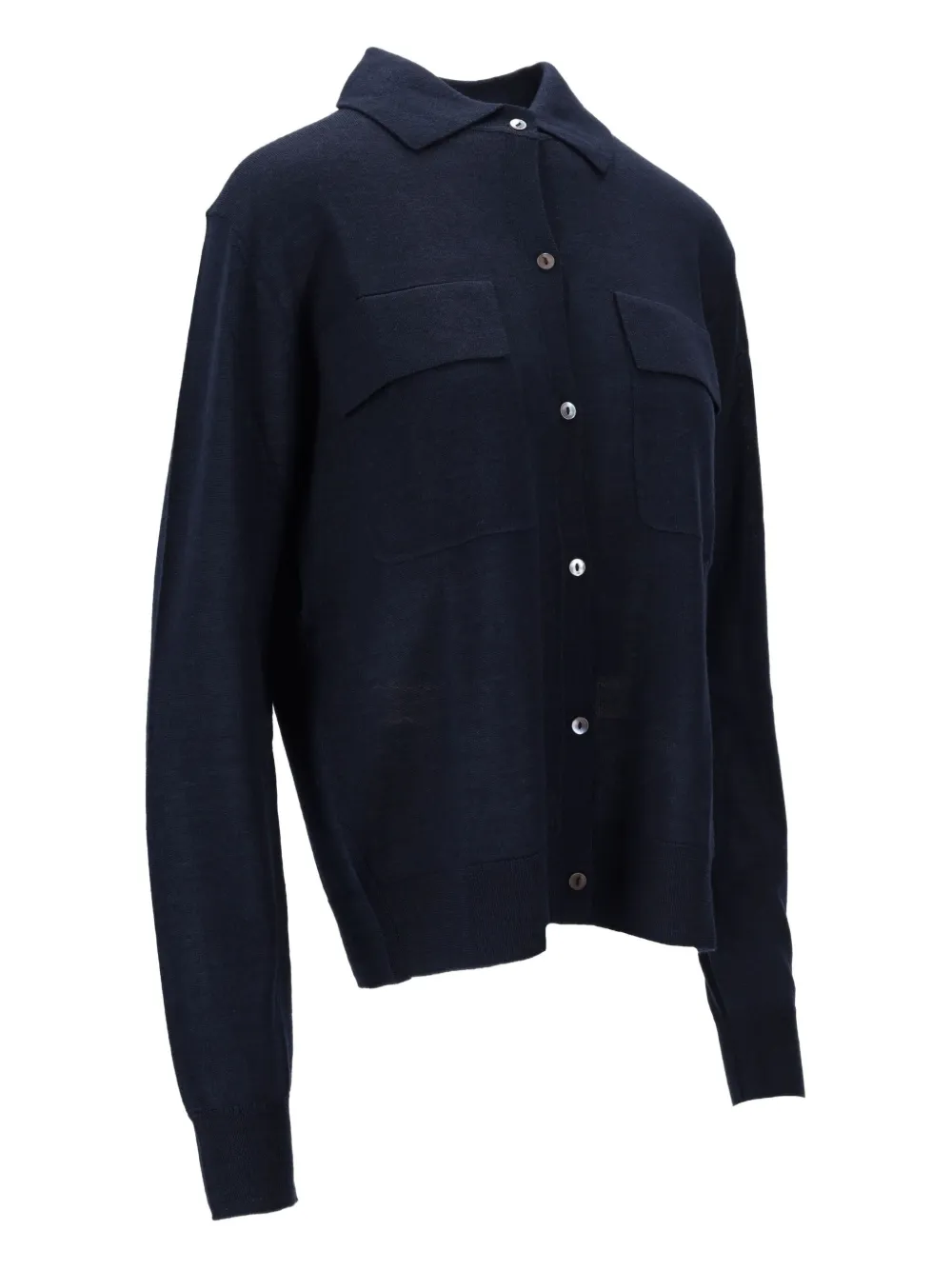 P.a.r.o.s.h Pocket Button Cardigan In Blue