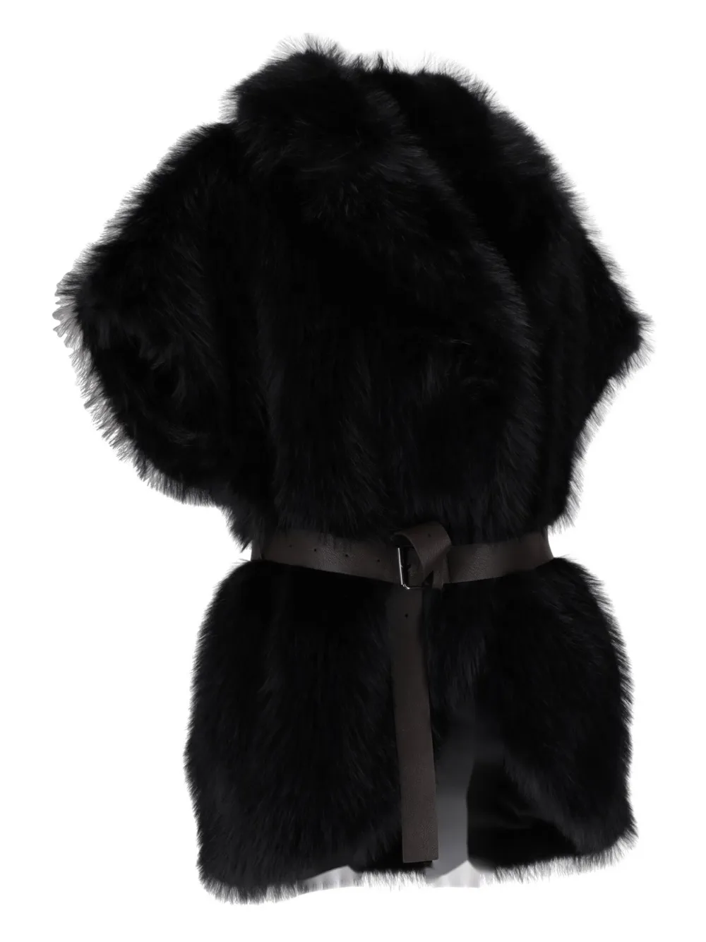 P.a.r.o.s.h Belted Gilet In Black