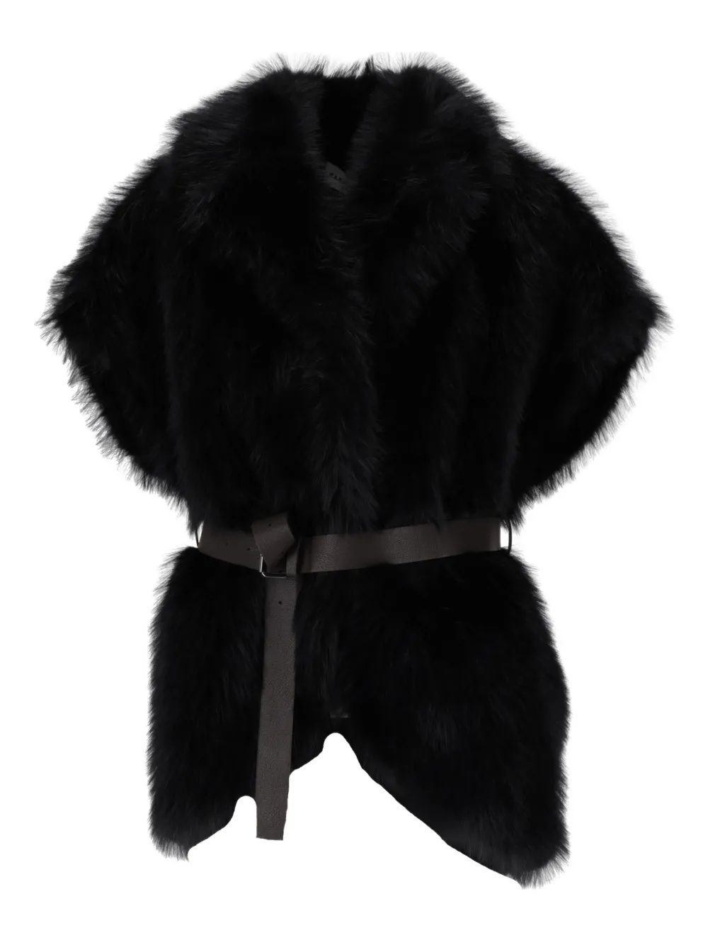 P.A.R.O.S.H. belted gilet - ブラック