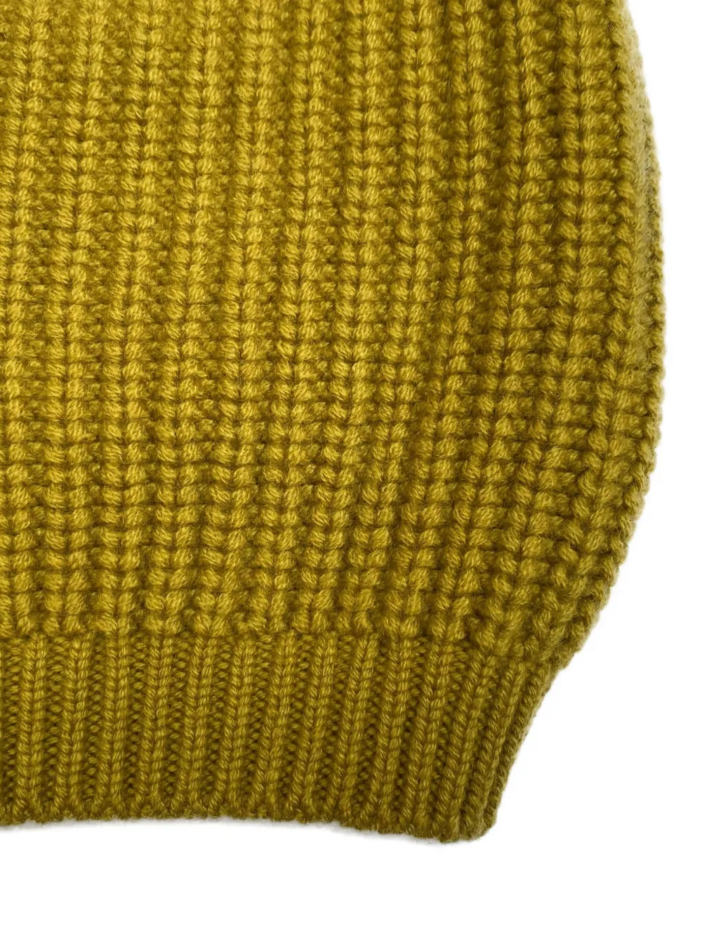 La-Rose Cash ribbed beanie - Geel