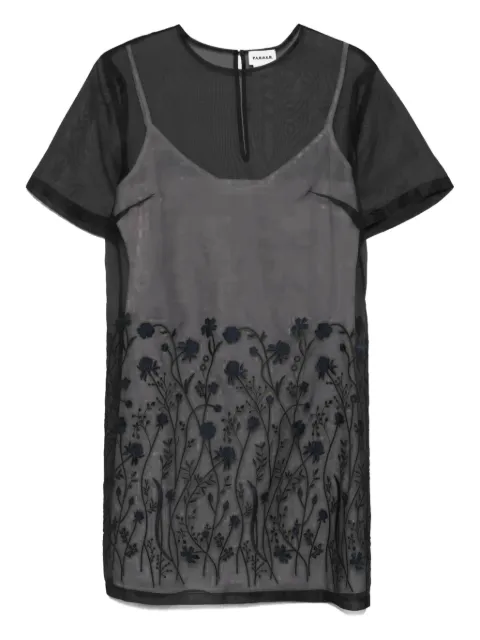 P.A.R.O.S.H. flora-detail midi dress