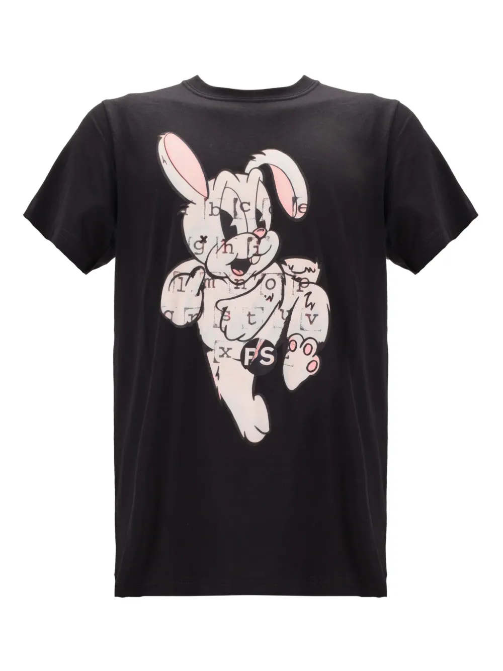 Paul Smith Slim-fit T-shirt met konijnprint - Zwart