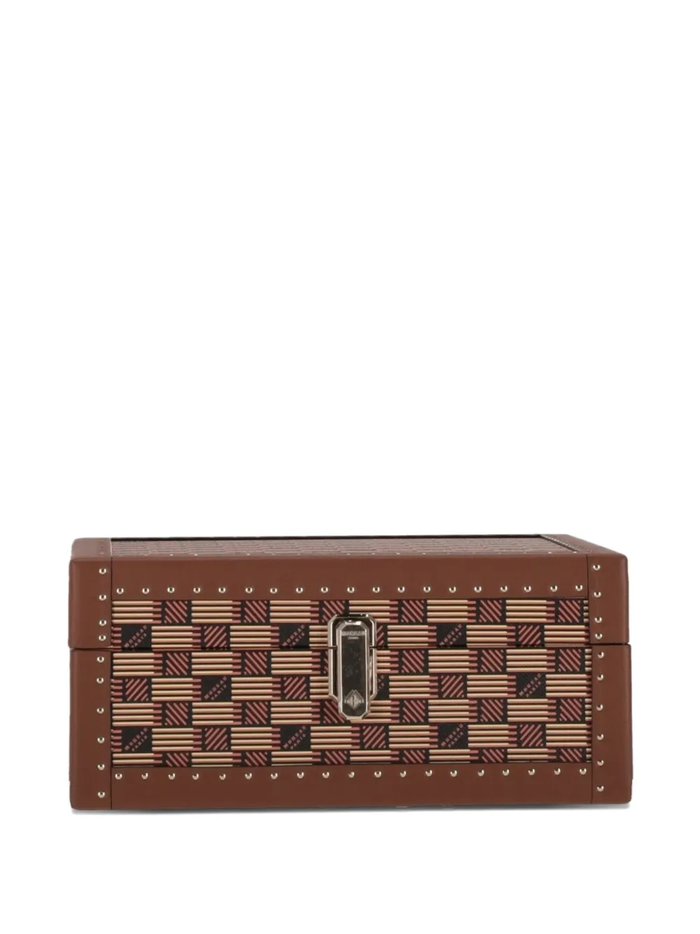 Moreau joyero entretejido con apliques | marrón | Image 1