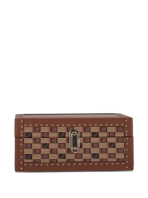 Moreau woven studded jewelry box